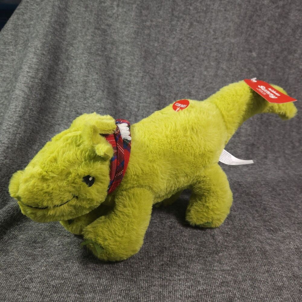 PetSmart Sunny the Lizard 17” Squeaker Plush Dog Toy Green Iguana Dinosaur 2022